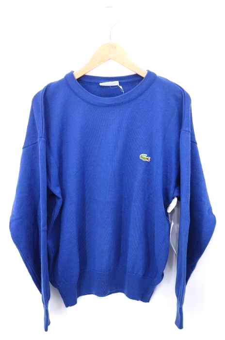 CHEMISE LACOSTE(シュミーズ ラコステ) 70S~80S フランス製 クルーネックニット メンズ トップス ニット・セーター