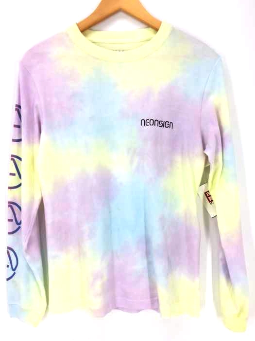 NEON SIGN （ネオンサイン） 10th ANNIVERSARY レインボーカラーロンT レディース トップス Tシャツ・カットソー