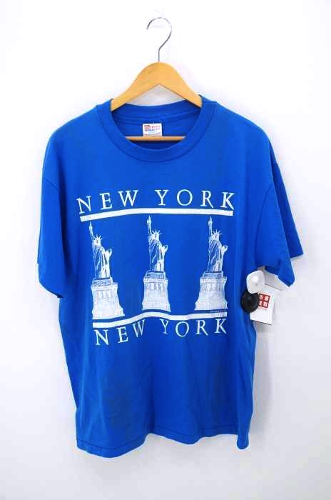 Hanes(ヘインズ) 90S USA製 1995年コピーライト FRITZ6LUCA 自由の女神 プリントTシャツ メンズ  L