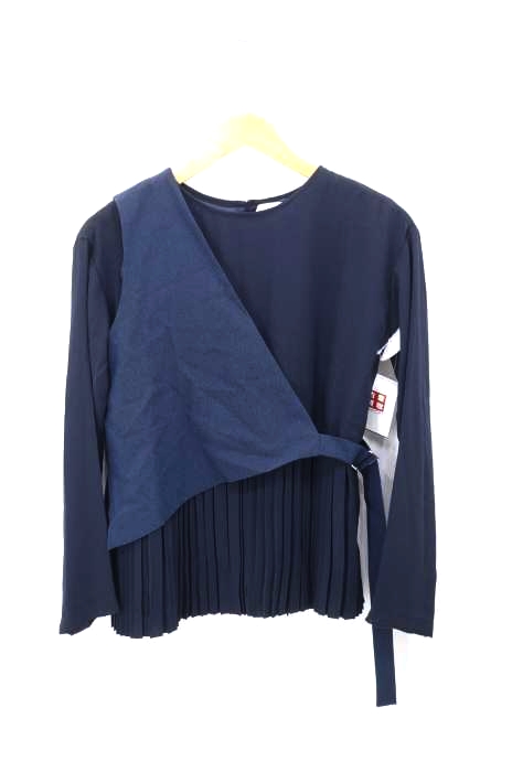 STUDIOUS（ステュディオス） アシンメトリーラッププリーツTOPS レディース トップス シャツ・ブラウス