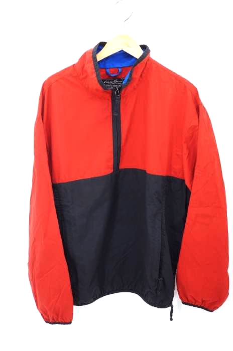 Eddie Bauer（エディーバウアー） バイカラーハーフ ジップ アップ プルオーバー メンズ アウター ジャケット