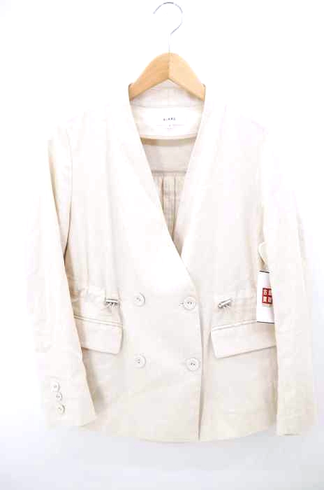 BEAMS(ビームス) 20SS ダブル ドロスト ノーカラー ジャケット レディース  S