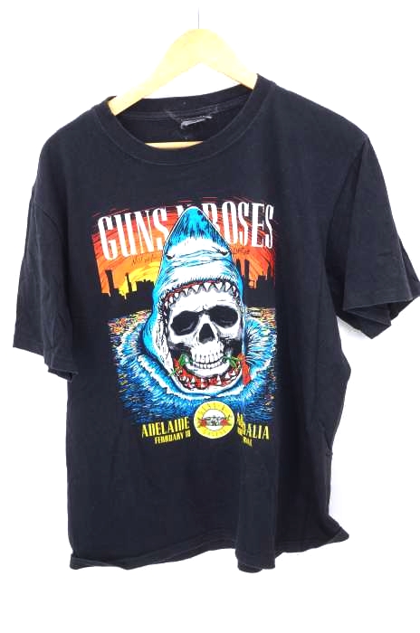 AGAINST GUNS N ROSES 両面プリントバンドTシャツ メンズ 表記無 表記無