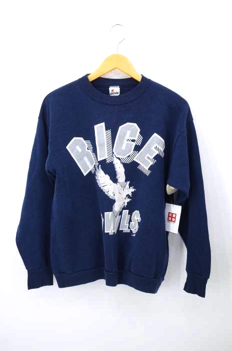 SIGNAL（） 80S USA製 ロゴ プリント クルーネック スウェット レディース トップス スウェット・トレーナー
