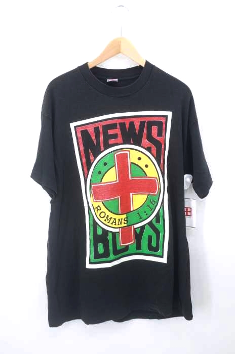 FRUIT OF THE LOOM(フルーツオブザルーム) USA製 90S NEWSBOYS music tee メンズ  XL