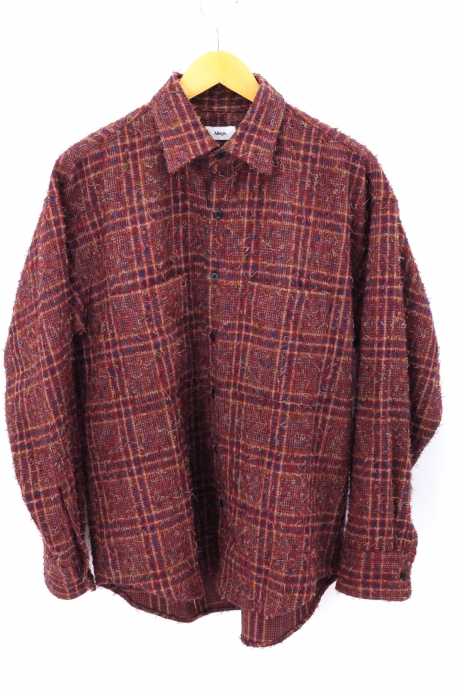 ALLEGE（アレッジ） Needle Punched Check Shirt メンズ トップス カジュアルシャツ