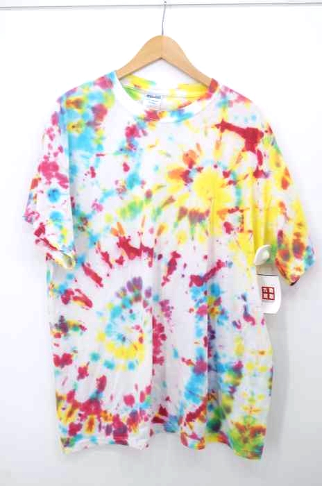 JERZEES(ジャージーズ) タイダイ柄クルーネックTシャツ メンズ import:XL import:XL