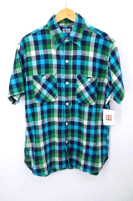 SUGAR CANE(シュガーケーン) チェック柄 半袖シャツ メンズ JPN：M JPN：M