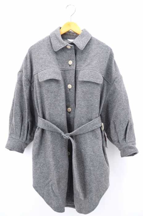 YEAR（イヤー） 18AW ベルト付きシャツコート ライナー付き レディース アウター コート