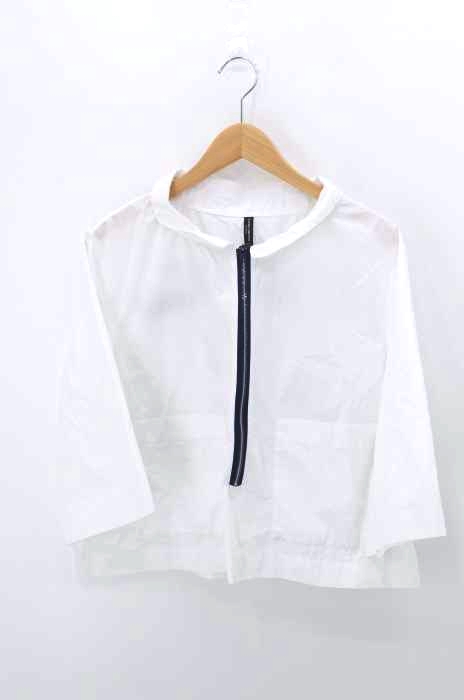 ZARA Trafaluc collection(ザラトラファルクコレクション) チェーンステッチ ハーフジッププルオーバーシャツ レディース  S