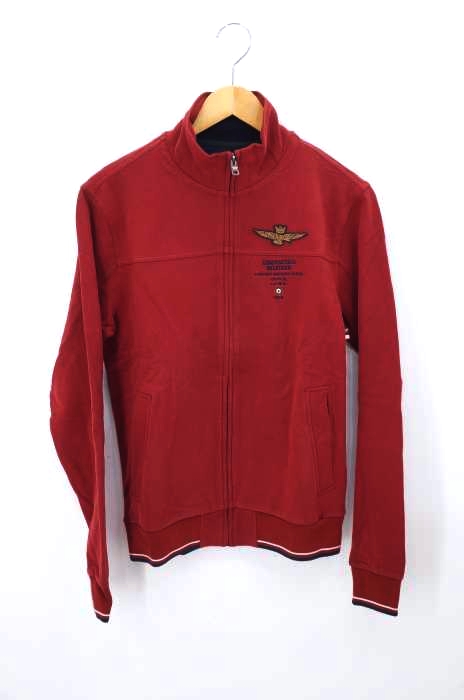 AERONAUTICA MILITARE（アエロナウティカミリターレ） フロント刺繍ジップアップブルゾン メンズ アウター ジャケット