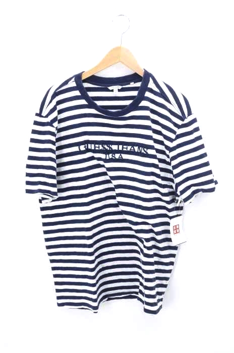 GUESS ORIGINALS(ゲス オリジナルス) S/S DAVID REACTIVE STRIPE CREW TEE メンズ  L