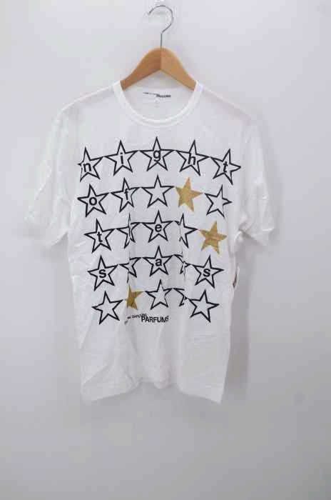 COMME des GARCONS PARFUMS(コムデギャルソンパルファム) Night Of The Starsメッセージ スタープリントTシャツ メンズ JPN:M JPN:M