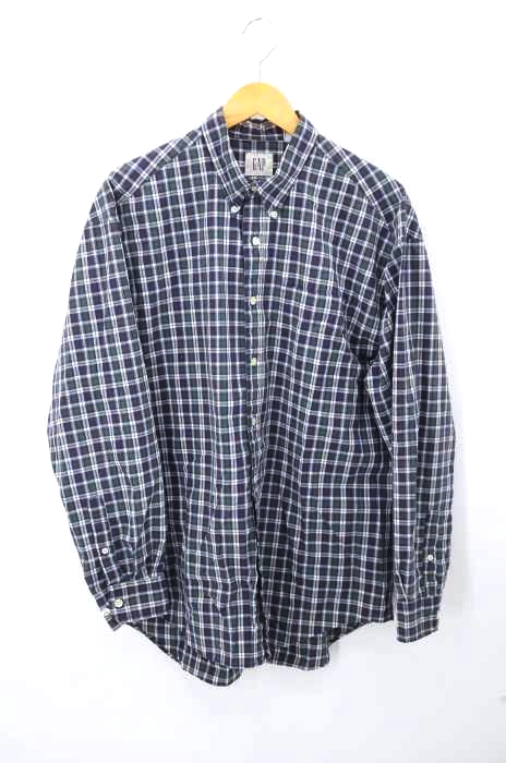 Gap(ギャップ) 80S90S チェック柄BDシャツ メンズ import：L import：L