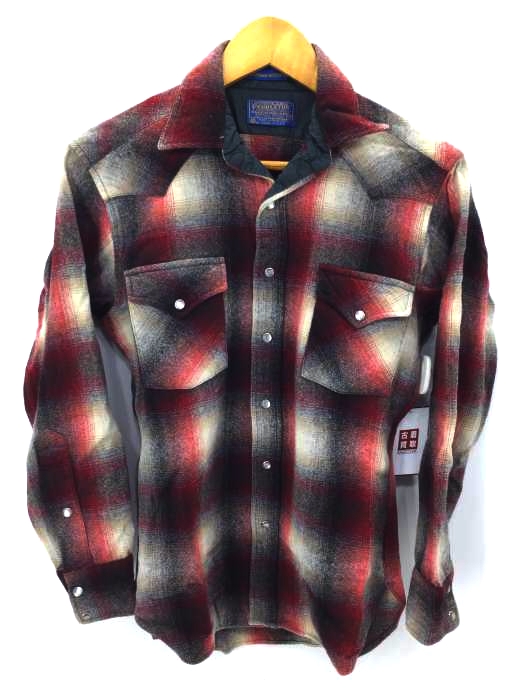 PENDLETON(ペンドルトン) 70S ウールウエスタンシャツ メンズ import：S import：S