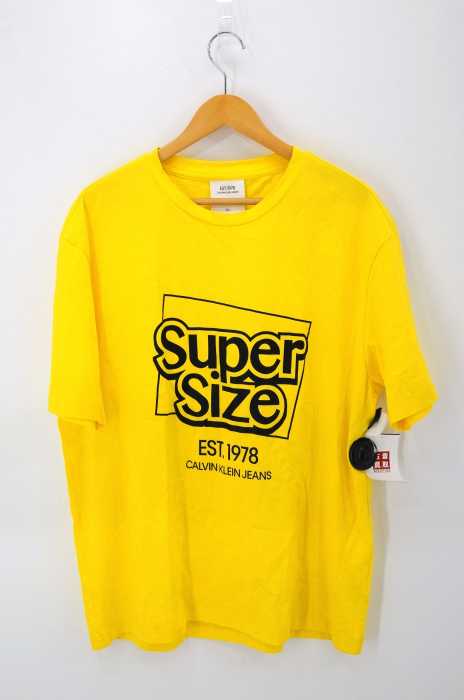 Calvin Klein Jeans（カルバンクラインジーンズ） SUPER SIZE グラフィック ロゴ Tシャツ メンズ トップス Tシャツ・カットソー