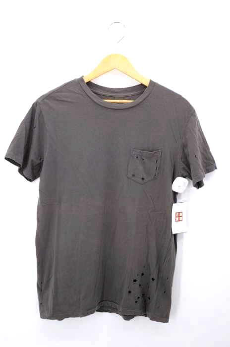 8100 Ron Herman(エイティーワンハンドレッドロンハーマン) ダメージ加工ポケットTEE メンズ  S