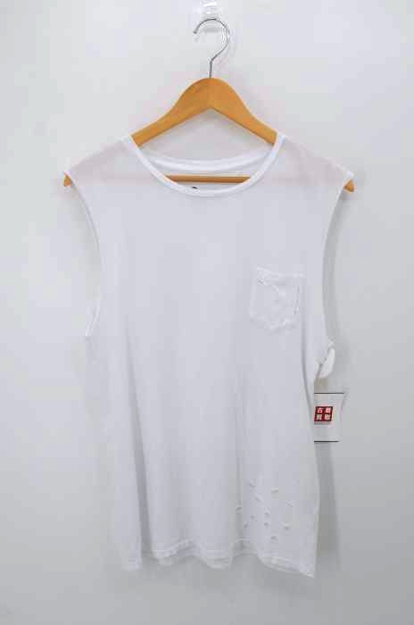 8100 Ron Herman(エイティーワンハンドレッドロンハーマン) ダメージ加工タンクトップ メンズ import：S