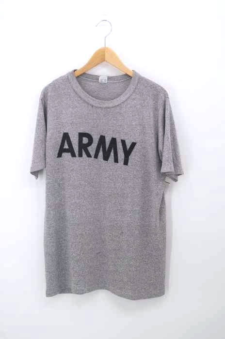 Champion(チャンピオン) 80S USA製 トリコタグ 霜降りグレー ARMYTシャツ メンズ  XL