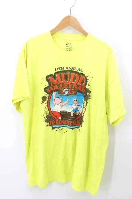 PORT and COMPANY(ポートアンドカンパニー) クルーネック プリント Tシャツ レディース import：XL import：XL