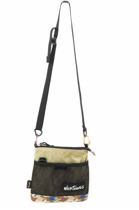 WILDTHINGS (ワイルドシングス) カモ柄サコッシュ メンズ バッグ ショルダー