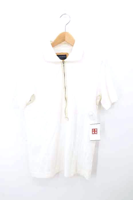 L&KONDO(ルコンド) ハーフジップポロシャツ レディース M