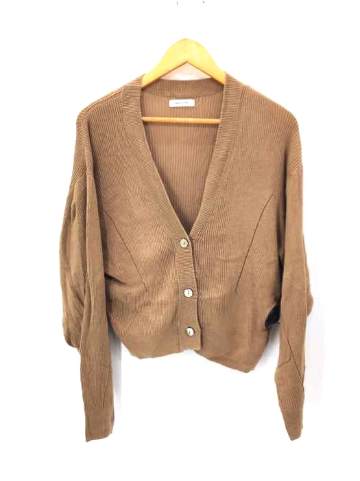 CASA FLINE(カーサフライン) Organic cotton ハイゲージリブカーディガン レディース FREE FREE