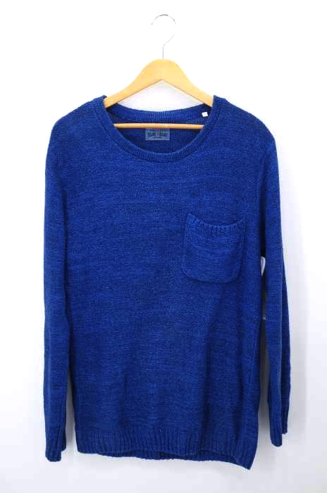 BLUE BLUE（ブルーブルー） コットン和紙クルーネックニット メンズ トップス ニット・セーター