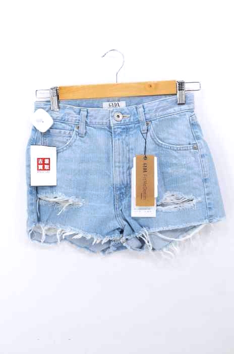 GYDA（ジェイダ） backripeed denim short pants レディース パンツ デニム