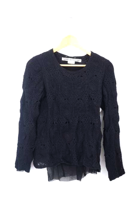 COMME des GARCONS（コムデギャルソン） AD2015 裏地メッシュウールレースニット レディース トップス ニット・セーター