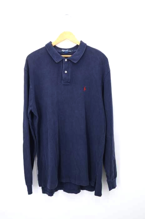 Polo by RALPH LAUREN(ポロバイラルフローレン) ポロ刺繍鹿の子ポロシャツ メンズ import：L import：L
