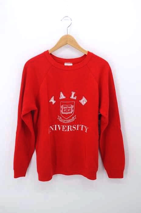 Hanes(ヘインズ) 80~90S USA製 YALE ラグランカレッジスウェット レディース import：M import：M