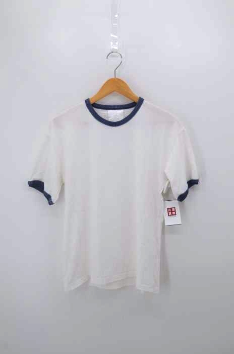 STAND ALONE(スタンディングアローン) インディゴ染め リンガーTシャツ レディース JPN:2 JPN:2