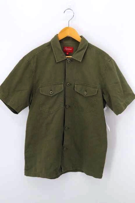 Supreme（シュプリーム） ハーフスリーブミリタリーシャツ メンズ トップス カジュアルシャツ