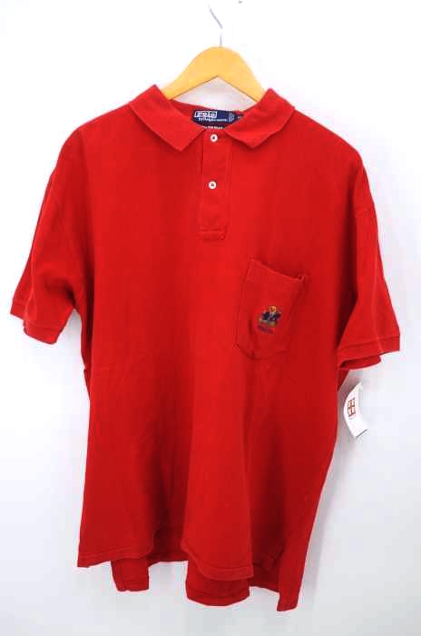 Polo by RALPH LAUREN(ポロバイラルフローレン) the big shirts 刺繍ポロシャツ メンズ  M