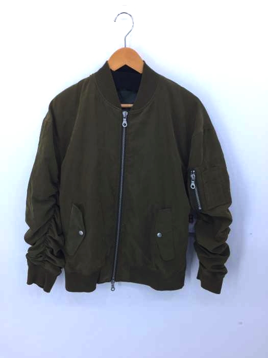 NO ID(ノーアイディー) SUEDE GATHER BOMBER JACKET メンズ JPN：1 JPN：1