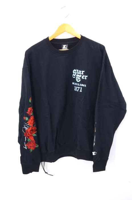 STARTER BLACK LABEL(スターターブラクレーベル) Rose Sweat Shirts メンズ FREE FREE