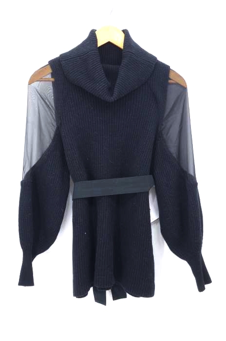snidel(スナイデル) 20AW シアーショルダ-ミドルニット レディース トップス ニット・セーター
