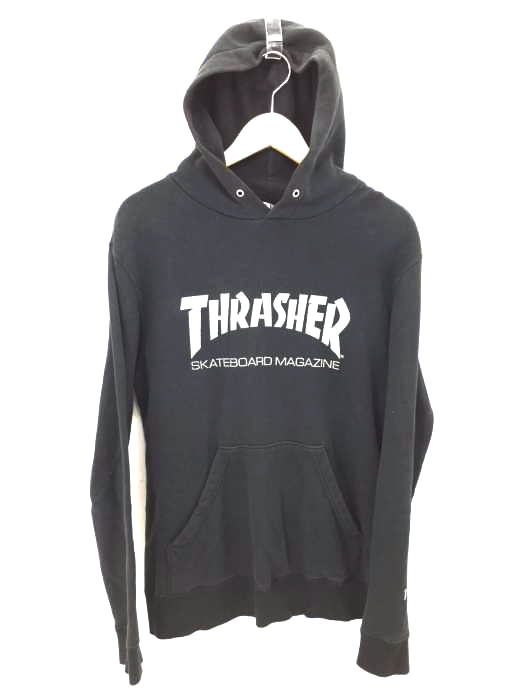 THRASHER(スラッシャー) 2000年代スペードタグ ロゴプリントプルオーバーパーカー メンズ 表記無 表記無