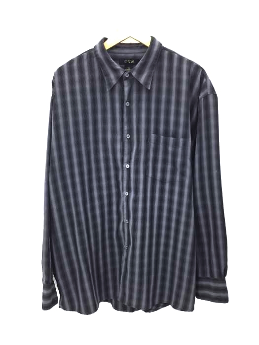 USED古着(ユーズドフルギ) GNW  シャドーストライプ シャツ メンズ  XXL