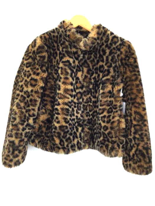 ZARA TRF（ザラティーアールエフ） レオパードボアブルゾン レディース アウター ジャケット