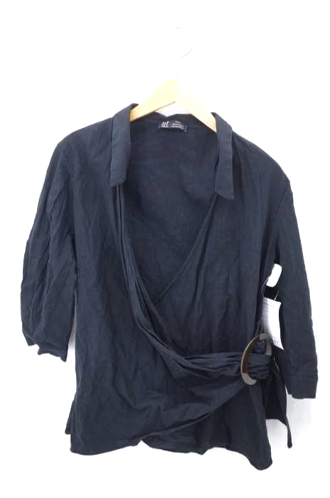 ZARA TRF(ザラティーアールエフ) ハーフスリーブベルテッドシャツ レディース 表記無 表記無