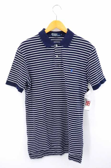 Polo by RALPH LAUREN （ポロバイラルフローレン） ロゴ刺繍 ボーダー ポロシャツ メンズ トップス ポロシャツ
