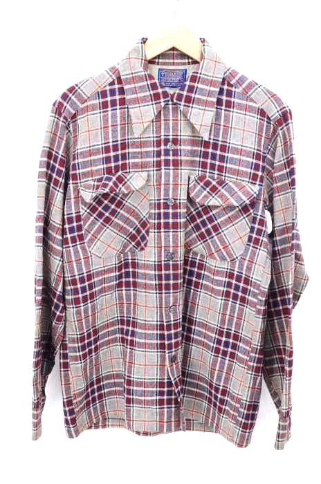 PENDLETON（ペンドルトン） 70S ウールロングスリーブシャツ メンズ トップス カジュアルシャツ