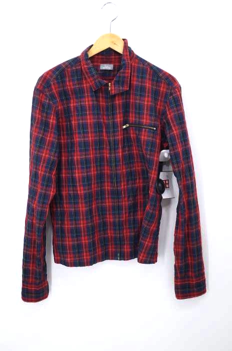 kolor BEACON(カラー ビーコン) チェック柄 シワ加工ジップアップシャツブルゾン メンズ JPN：3 JPN：3