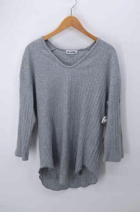 MILK FED（ミルクフェド） BASIC RIB TOP レディース トップス Tシャツ・カットソー