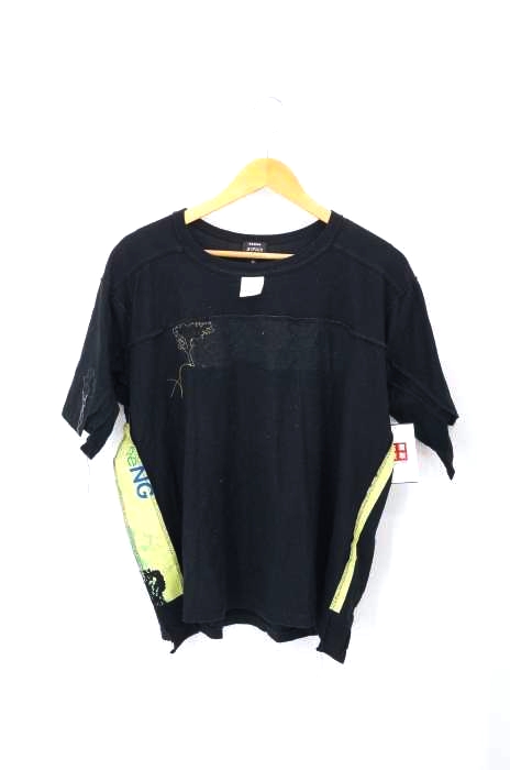 JETPACK Hom(m)e(ジェットパックオム) DECONSTRUCTED RECYCLE REVERSIBLE TSHIRT メンズ import:M import:M