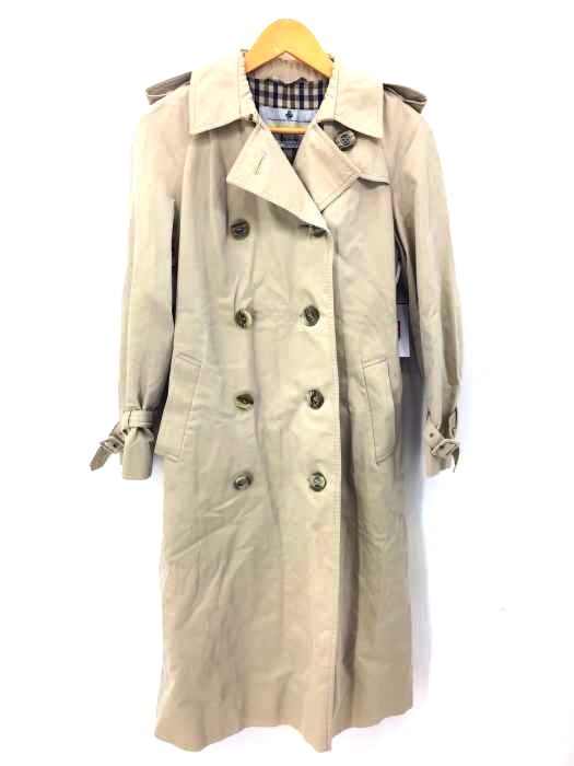 AQUASCUTUM(アクアスキュータム) 裏地チェック トレンチコート レディース 表記無 表記無