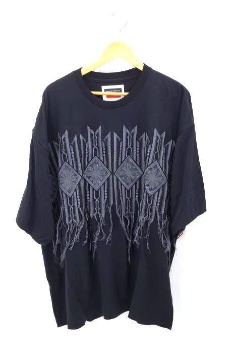 MAISON SPECIAL(メゾンスペシャル) ブランケットフリンジ刺繍プライムオーバーTシャツ メンズ 02