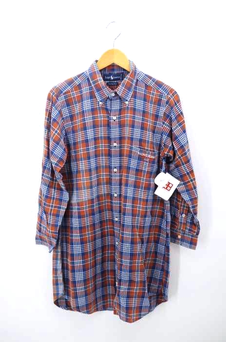 ラルフローレン RALPH LAUREN THE BIG SHIRT チャック柄ボタンシャツ メンズ 表記無 表記無